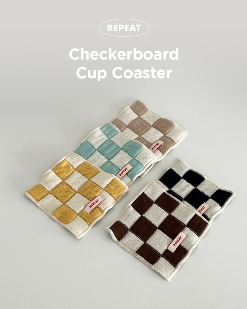 [REPEAT] Checkerboard Cup Coaster