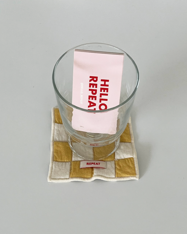 [REPEAT] Checkerboard Cup Coaster