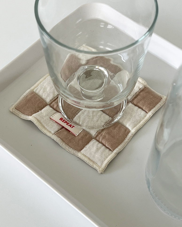 [REPEAT] Checkerboard Cup Coaster