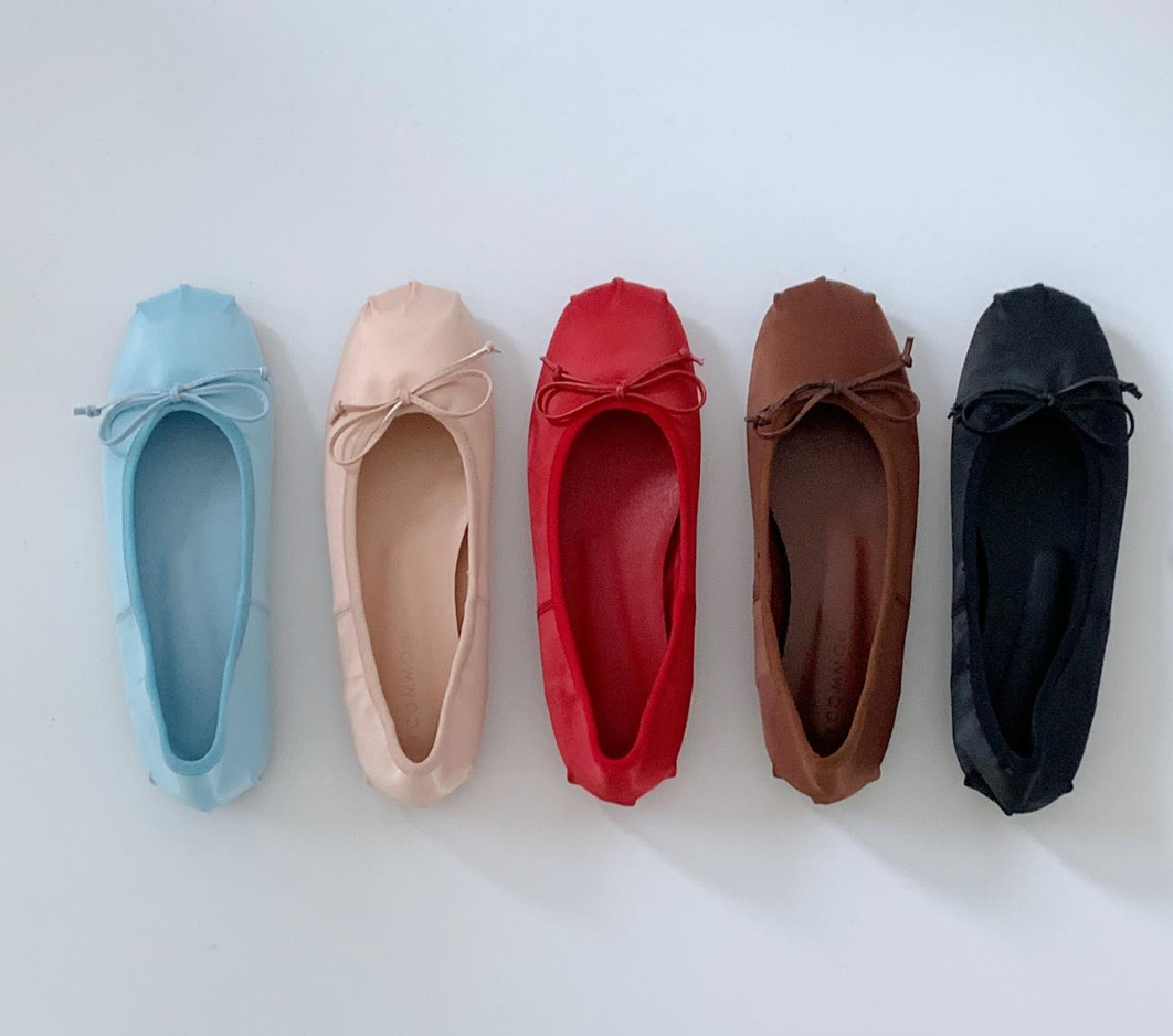 Satin Flat Shoes