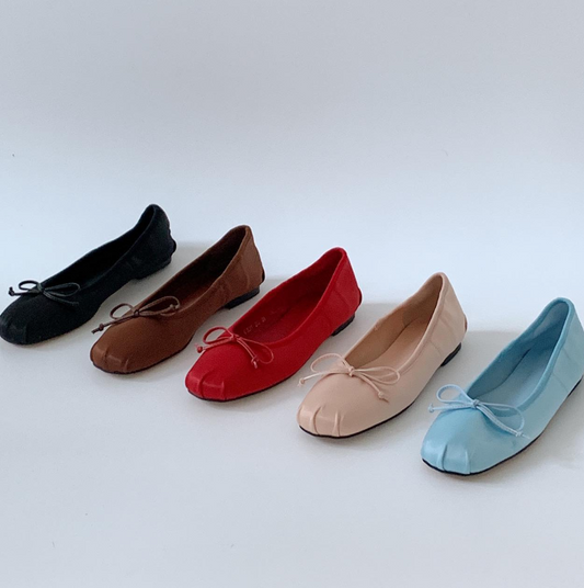 Satin Flat Shoes
