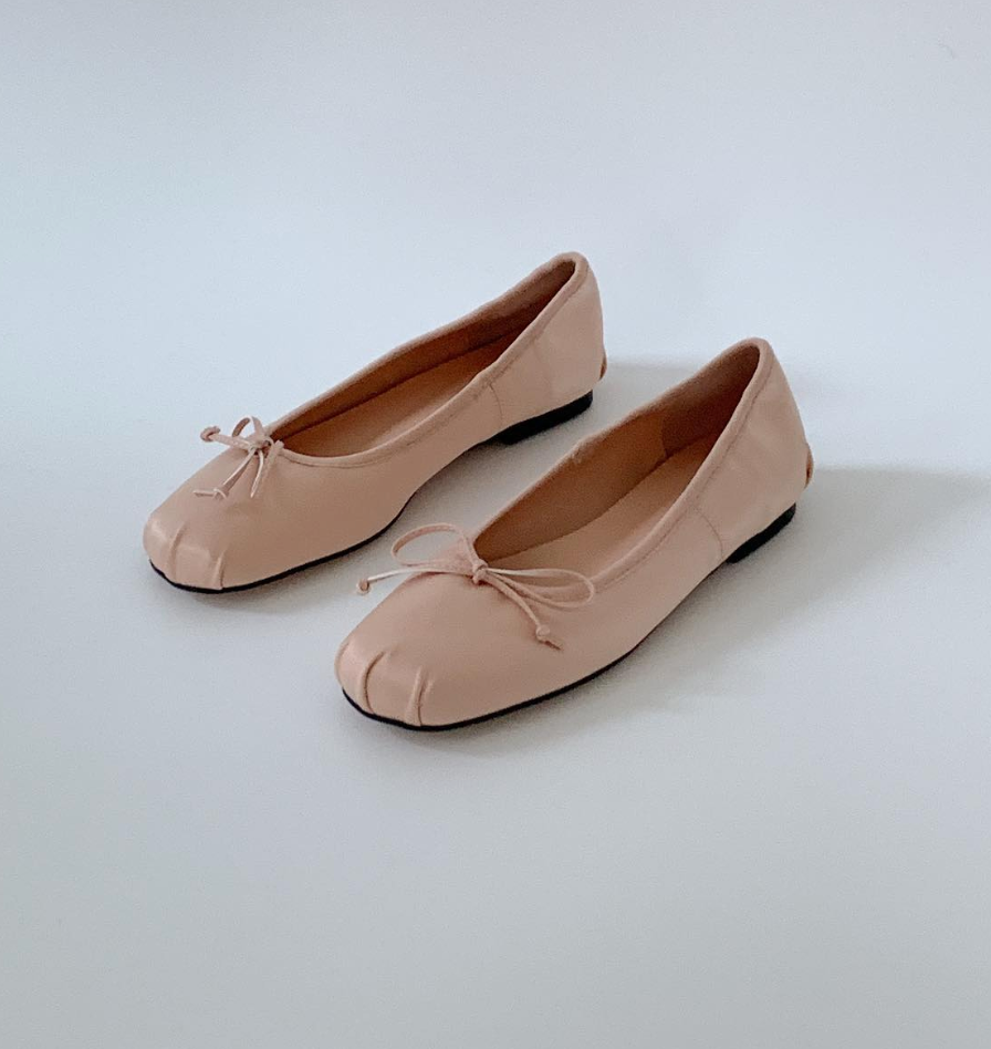 Satin Flat Shoes