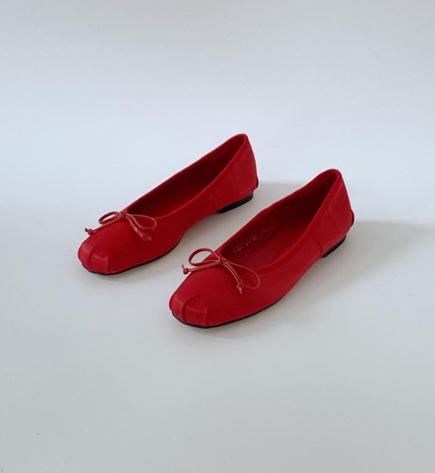 Satin Flat Shoes