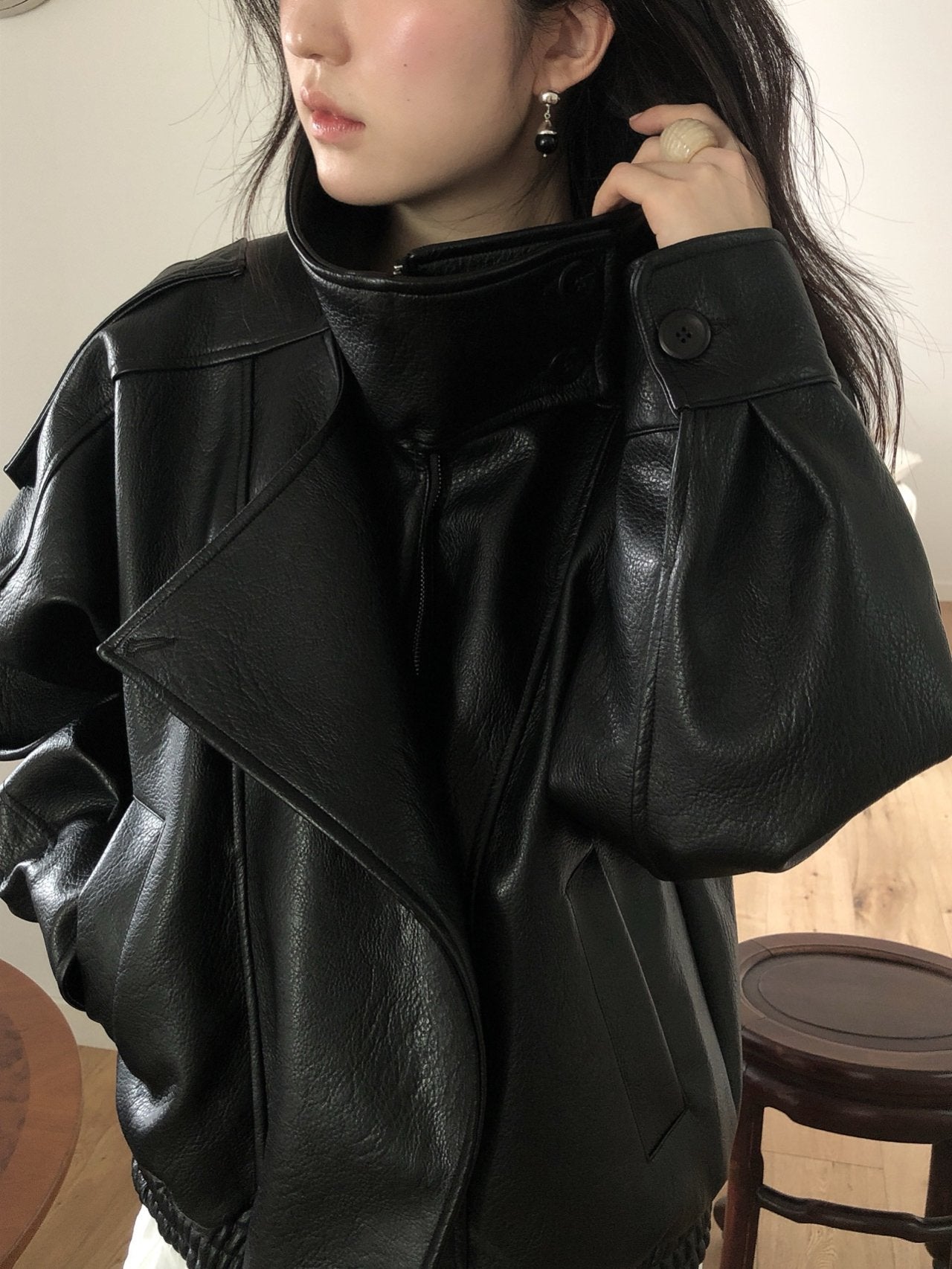 Vegan Leather Jacket