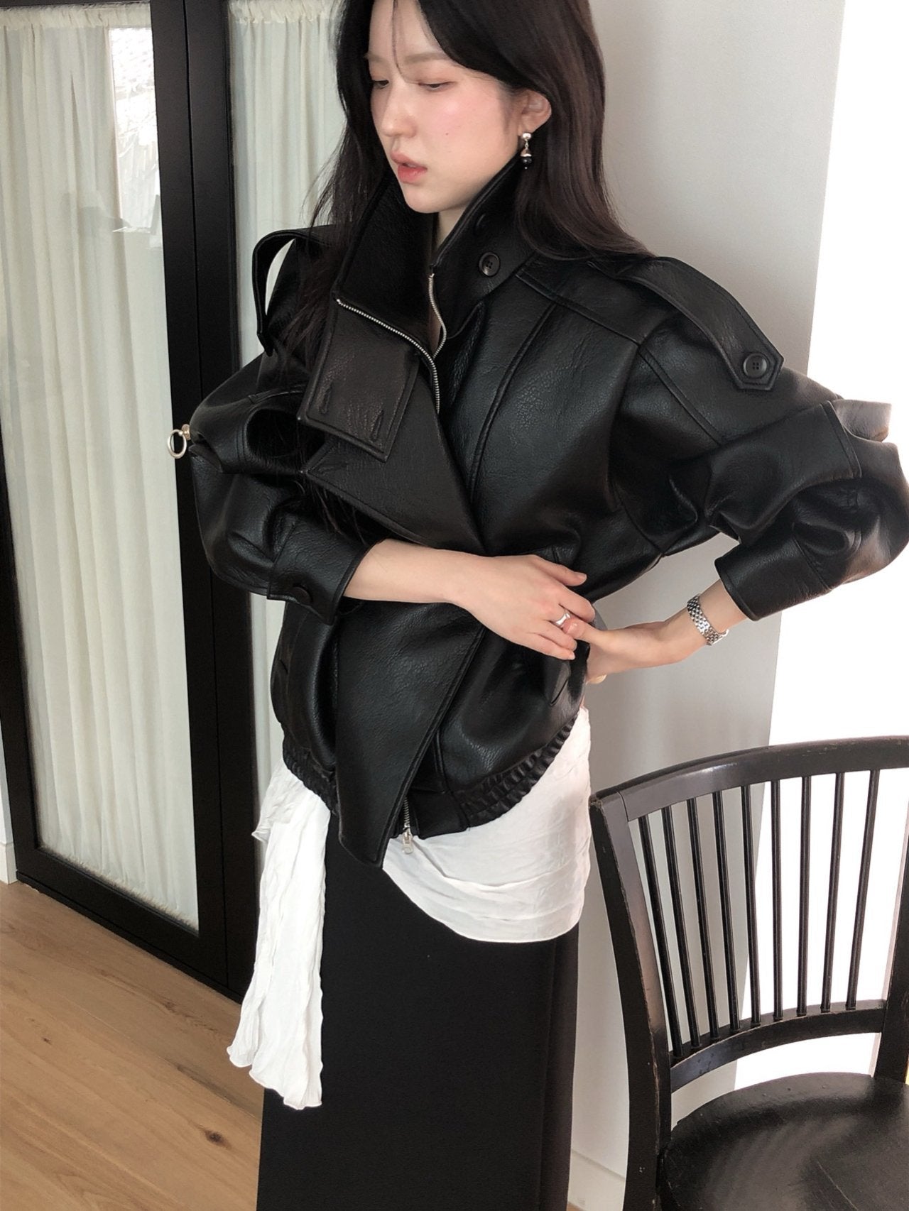 Vegan Leather Jacket