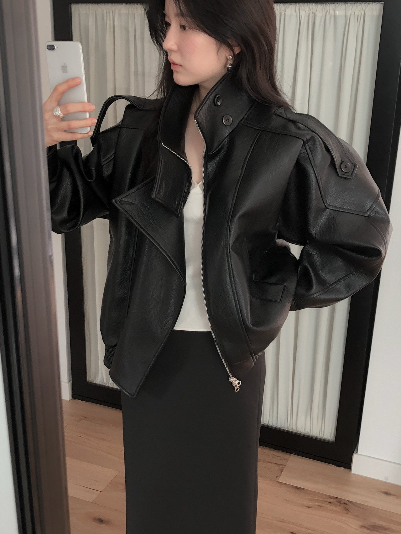 Vegan Leather Jacket