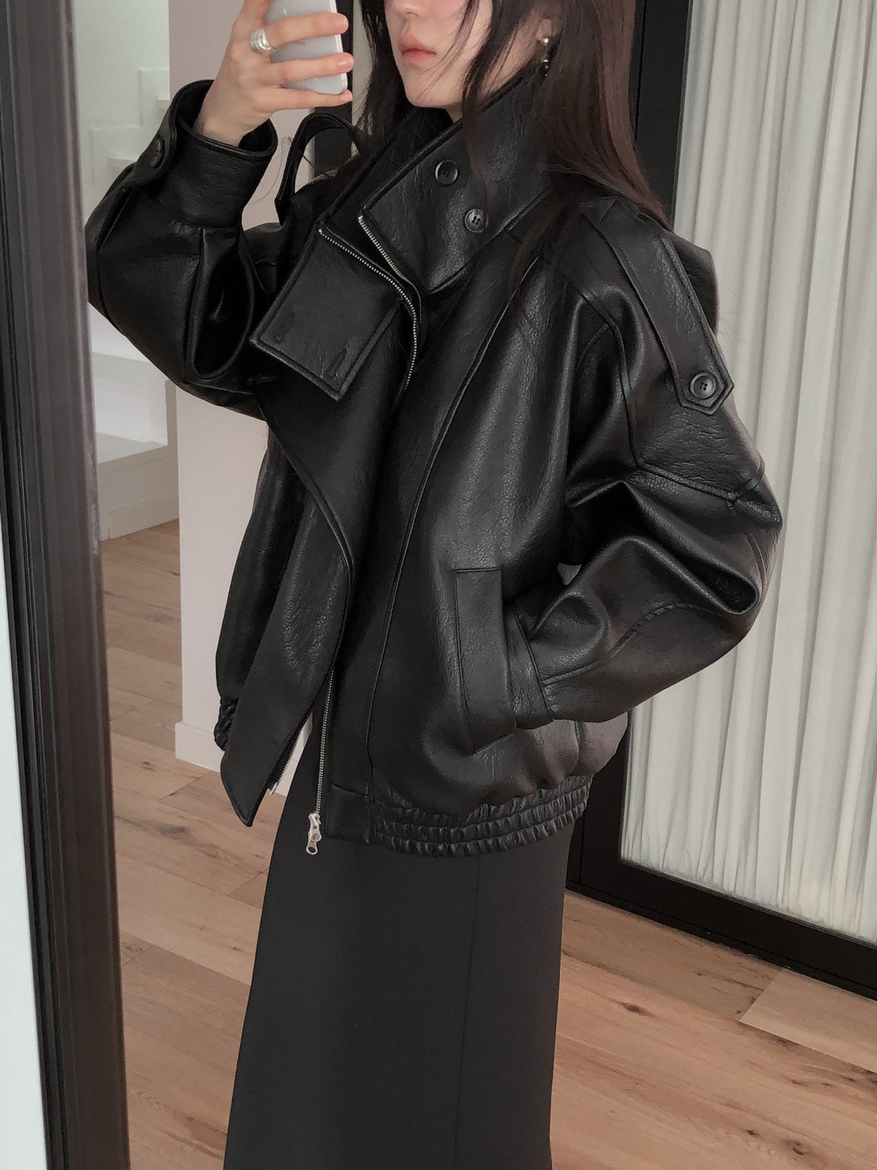 Vegan Leather Jacket