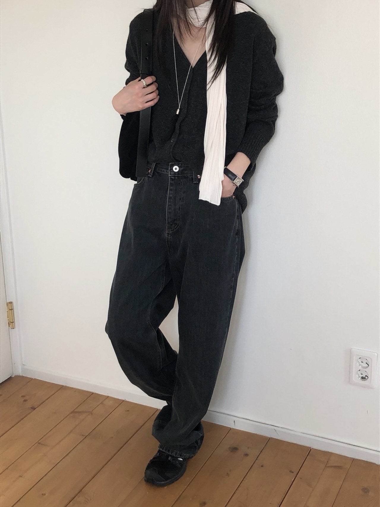 FLEECE-LINED VINTAGE DENIM