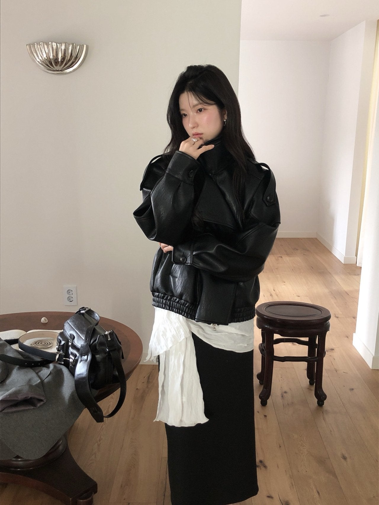 Vegan Leather Jacket