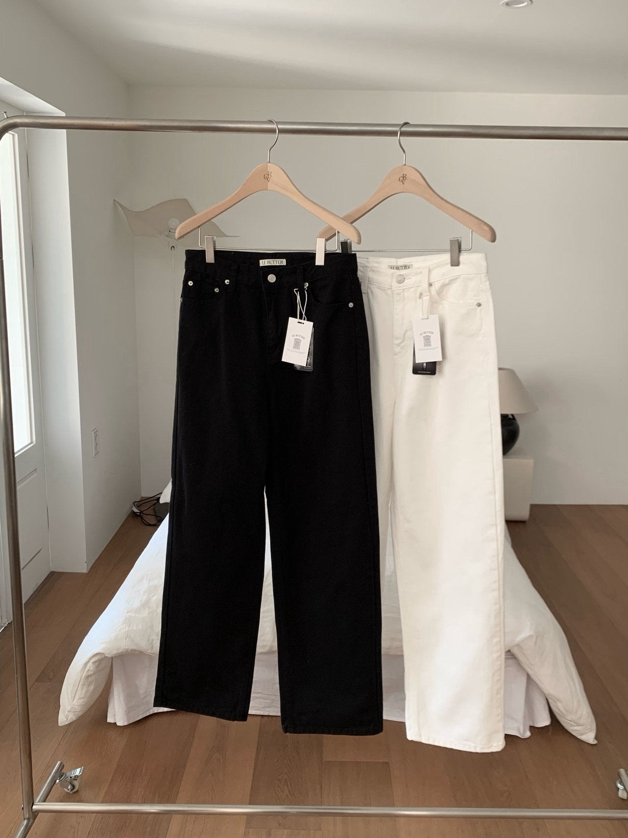 FLEECE-LINED BASIC DENIM