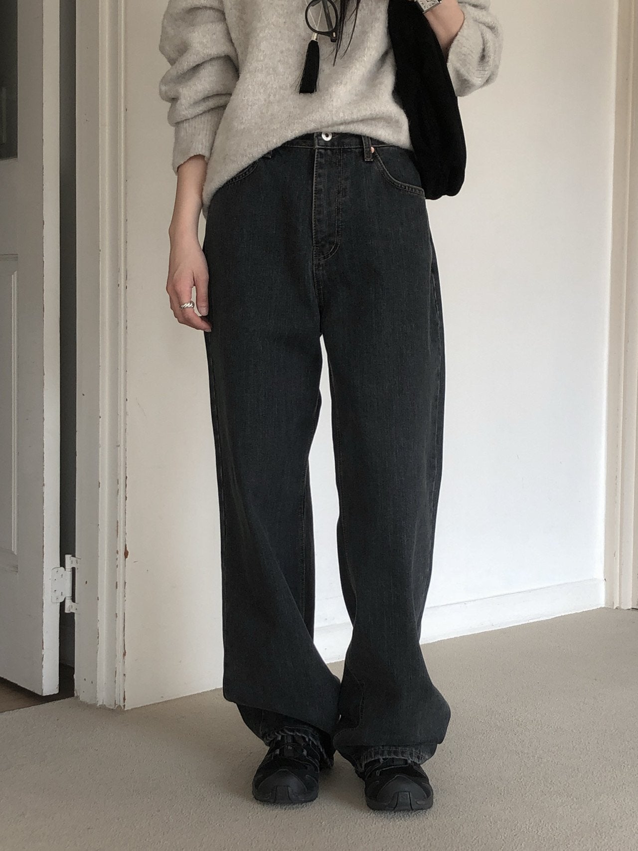 FLEECE-LINED VINTAGE DENIM