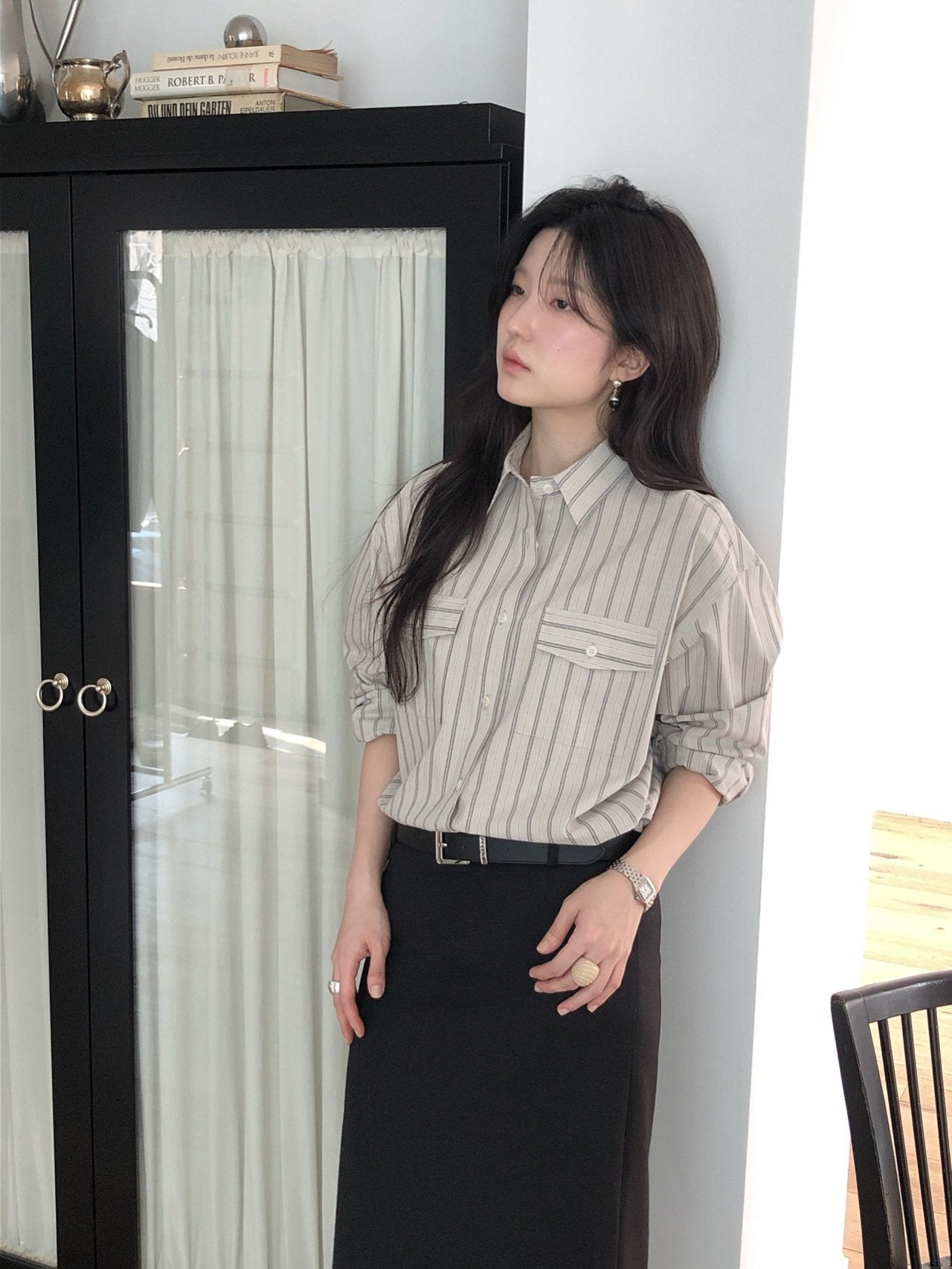 Striped Over-Fit Shirt