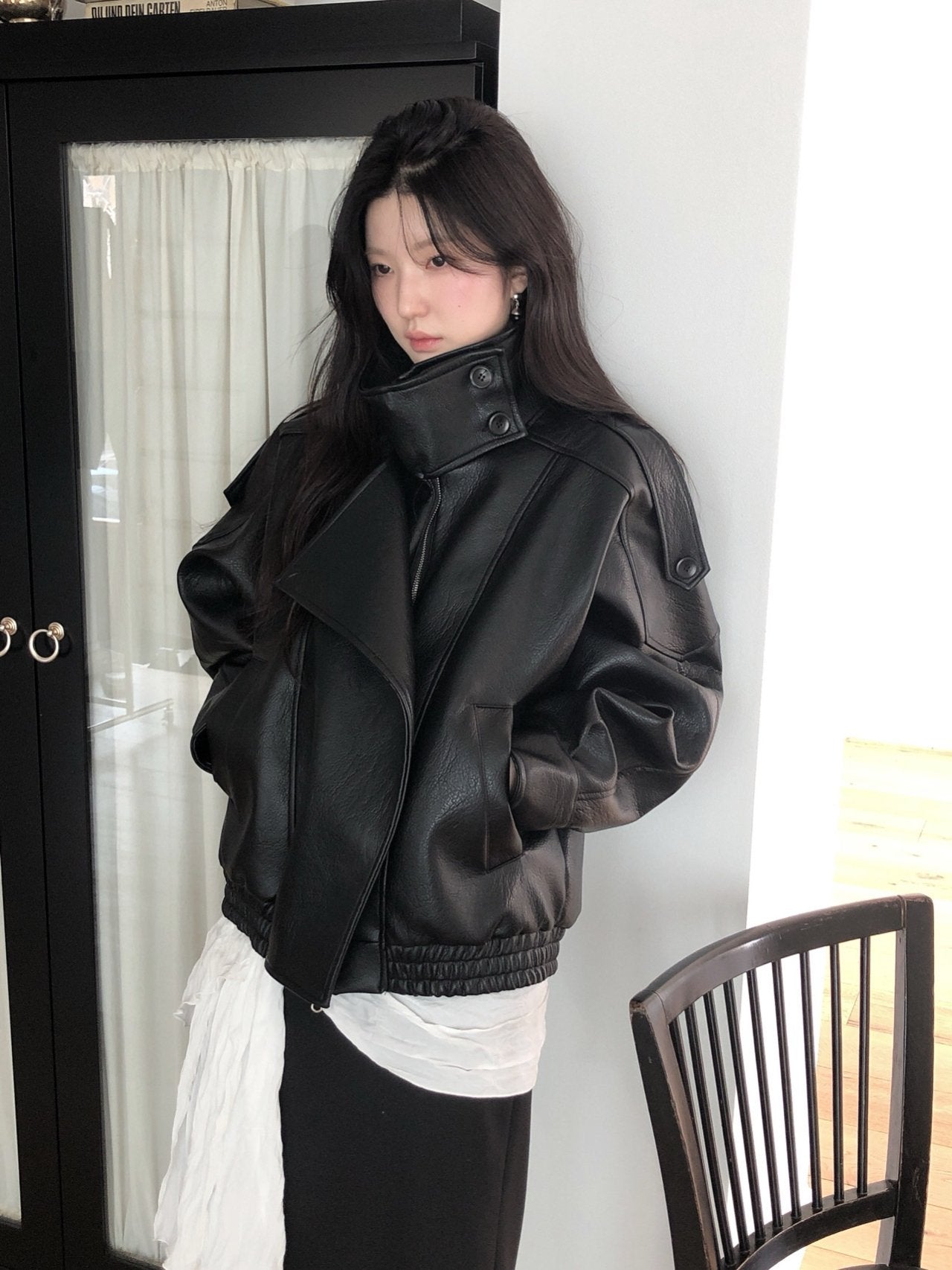 Vegan Leather Jacket