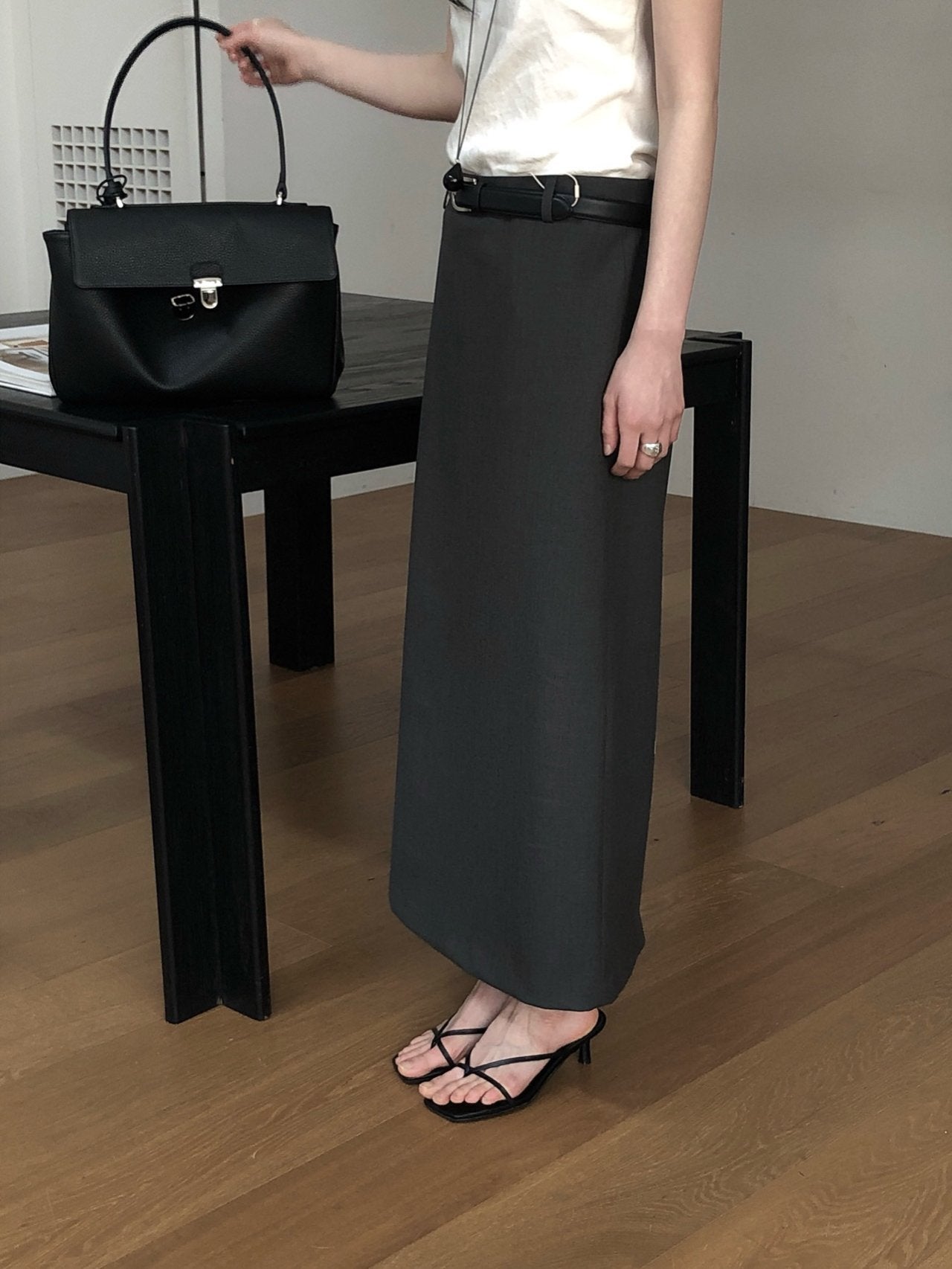 Straight Long Skirt