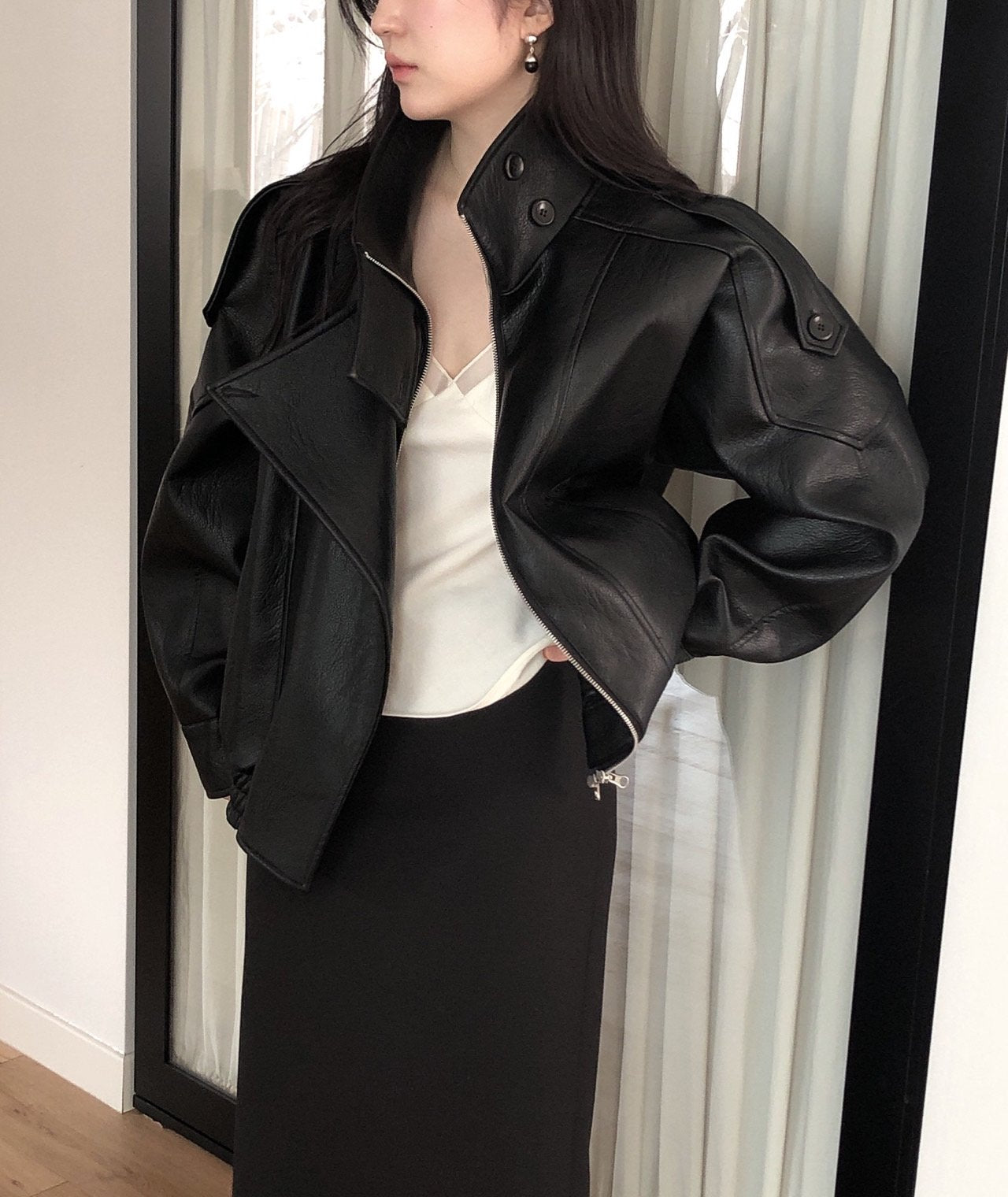 Vegan Leather Jacket